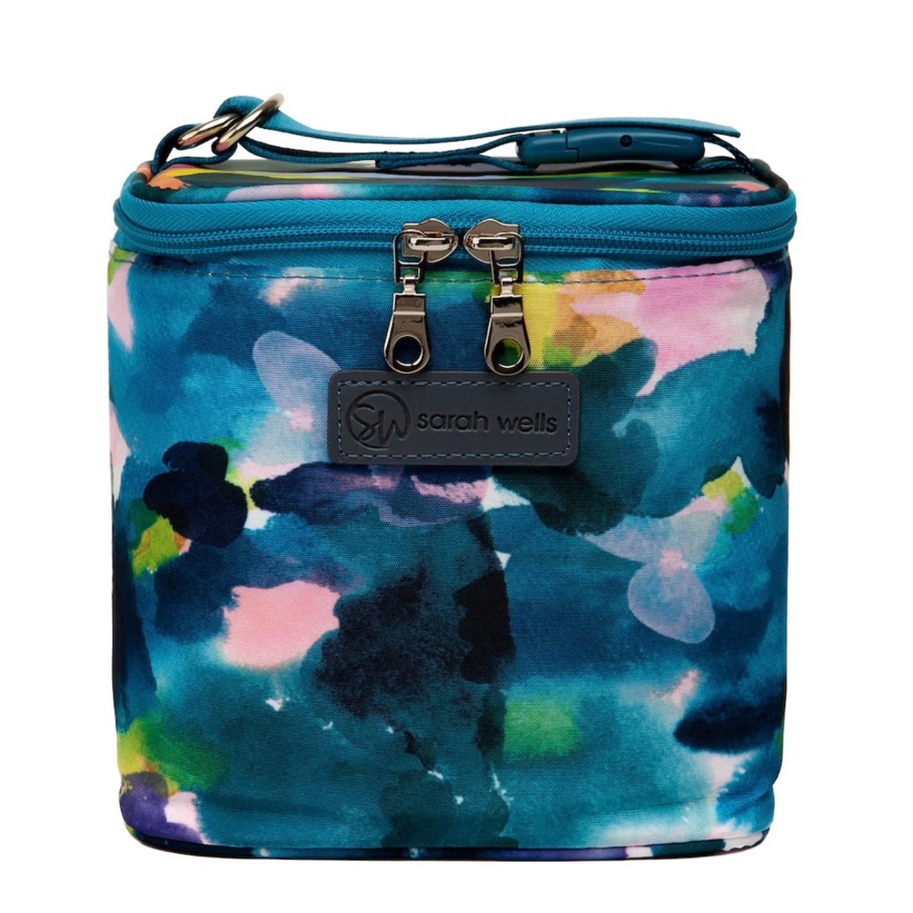 Sarah Wells cold gold aquarelle cooler bag